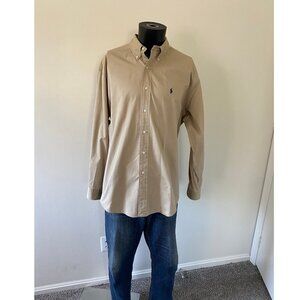 Ralph Lauren Tan Button Down Shirt